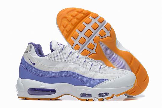 Cheap Nike Air Max 95 White Purple Men's Shoes From China-160